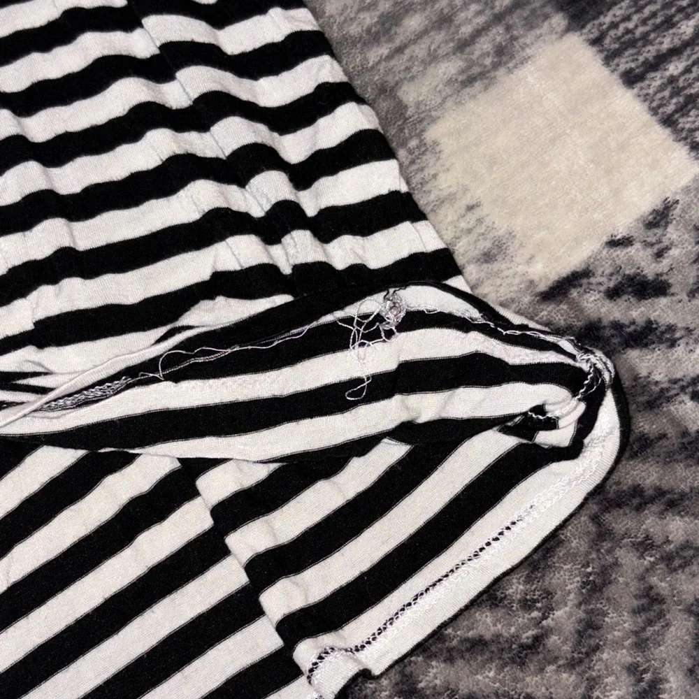 enough about me... Striped Tee with Pink 'Happy' Print